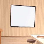 이동형 빔프로젝터 스크린 120x90cm 4 3비율 야외스크린 : MODOO모아