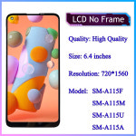 삼성 호환 갤럭시 A11 LCD A115 SM-A115U SM-A115F SM-A115M 디스플레이 터치 스크린 디지타이저 어셈블리 교체용 하이 퀄리티 6.4 인치... 