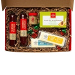 Hickory Farms 히코리 농장 세이보리 소시지  치즈 선물 상자 – 휴일... 농가 여름 블렌드 벨기에 에일 머스타드 및 크래커 기본 : -아롱다롱-