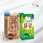 양심판매 푸르밀 맛있는 두유 200ml 24개+든든한 한끼두유 미숫가루 190ml 24개  인기상품 : 그레이팜
