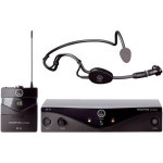 SR45 고정 수신기 PT45 포켓 송신기 C544L 헤드웨어 마이크가 장착된 AKG Pro 오디오 인식 무선 마이크 시스템 스포츠 세트3248X00010... 