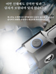 초강력 레이저 LED 손전등 충전식 줌라이트 후레쉬 휴대용 미니 손전등 : 컬러풀 타운