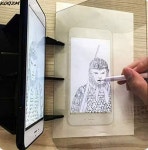 반사 그림그리기 휴대폰 사진 이미지 따라그리기 드로잉패드 미술용품 (A0278) : 꼬슈 COSSU