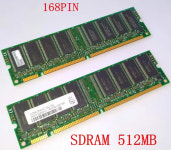 메모리 512M SDRAM PC133U-333-542 168 핀 DIMM : 돈나무20
