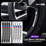 자동차 스타일링 휠 허브 배지 타이어 림 스티커 액세서리 BMW M 퍼포먼스 E36 E46 E60 E90 E91 E92 E93 F30 F20 M3 : 돈나무20