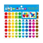 종이나라 도형나라스티커1/037639/3매입/도형 : 준비물닷컴-대성문구