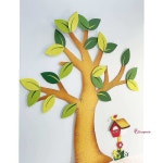 어린이집환경판펠트 중형 대형나무 유치원 게시판 환경구성 봄환경판 펠트 꾸미기 키즈ss : 샵프리F