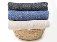 린넨 면마 코튼 혼방 원단 헤링본 트윌 샴브레이 원단 8053 8054 8055 : 더린넨랩