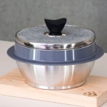 키친아트 돌솥 냄비 가마솥 자연석 곱돌솥 뚝배기 2인 : 일기1