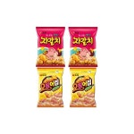 자갈치 300g 2봉 오징어집 260g 2봉 대용랑과자 노래방과자 : reinforce