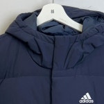 ADIDAS 아디다스 스몰 로고 덕다운 패딩 | L 네이비 D19 4-1217-085 : Warmblack