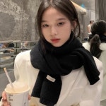 남녀공용 캐주얼 예쁜 패션 쁘띠 머플러 넥워머 목도리 : 이솔홈짐