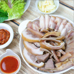 잡내 없는 한방 돼지 머릿고기 1kg+새우젓 : 만남장터