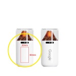 무선충전 차량용 탁상용 360미리 LED무드등 레이저각인인쇄 : 골드마켓 플레이스