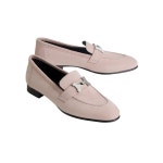 에르메스 파리 로퍼 스웨이드 고트스킨   팔라듐 하드웨어 로즈 포슬렌 H1721 : 시아코코