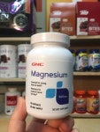 정품(SALE) GNC 마그네슘 500mg 120정 (캡슐), GNC Magnesium 500mg 120caps : 주식회사 건강의 신