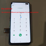 삼성 호환 갤럭시 S10 LCD 디스플레이 스크린 어셈블리 AMOLED 도트 라인 SM-G9730 G973F G973D G973 단일 결함 : 돈나무20