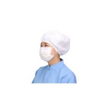 MK) 편안한 신축착용 두피통기성 위생속모자 10p 식품모자 HACCP 급식실 주방모자 주방모 해썹모자 : 더피엔케이