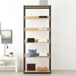 견고한 오픈 우드상판 선반가구 드래스룸 티셔츠 바지수납가구 G5184 : 구스상회