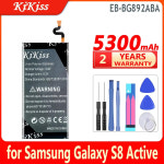 KiKiss 삼성 호환한 갤럭시 S8 액티브 SM-G8920 G892F G892A G892L G892 G892V SM-G892L 배터리용 배터리 EB-BG892ABA 5300mA : 돈나무19