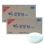 메온셀 굿모닝 비누 120g 160개입 2박스 업소용 대용량 사우나 세수비누 : 고객충성몰