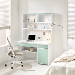 HFF18C 전면 수납 책상 세트 도어형 1200 : 히트가구