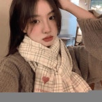 (주식회사비케이)빈티지하트 머플러 : 제이앤제이-스토어