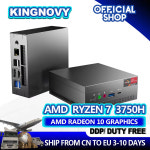 미니 오피스 데스크탑 컴퓨터 AMD Ryzen 7 3750H R5 5600U Windows 11 Pro 트리플 디스플레이 HDMI DP Type-C 확장형 소형 PC : 돈나무18
