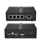 방화벽 미니 라우터 산업용 팬리스 PC J5040 J6412 베어본 시스템 Intel N100 2.5g 4x I226-v Lan Ddr5 COM : 돈나무18