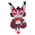 해즈빈 호텔 더스트 알래스터 루시퍼 모닝스타 대형 애착 인형 키링 굿즈 Hazbins 봉제 알러스터 만화 카와이 집 장식 어린이 생일 선물 2024... 