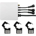라이프 3단계 WiFi 지그비 에너지 KWH 미터 80AP 파워 클램프 전류 변압기 앱 모니터 및 기록 전력 소비 제어 구성 요소색상 500 : 씨에이컴퍼... 