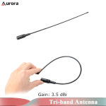 트라이 밴드 워키토키 안테나 바오펑 UV-5R III UV-21 UV-20 UV18 UV-17 UV-5RH Rt-470 SMA-F 220-260mhz 136-174mhz 400- : 돈나무18