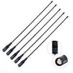 나고야 NA-771 SMA 암 안테나 VHF/UHF 듀얼 밴드 바오펑 UV-5R UV-82 UV-13 UV16 프로 DR-1801 워키토키용 144/430MHz : 돈나무18