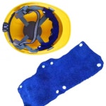 안전모 이마 땀밴드 작업모 하이바 땀흡수 내피 쿠션 패드 땀받이 블루 (A0760) : 꼬슈 COSSU