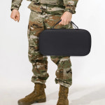 Baofeng UV-21 프로 워키토키 운반 케이스 UV-5R UV-17 UV-9R 햄 라디오 발사 사냥 가방 핸드백 보관 : 돈나무18