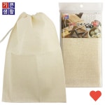 헬스소품 진짜 삼베 주머니 특대 천연 면 보자기 한약 R552X : 경구도매