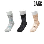 [닥스](신세계 강남점)양말 숙녀 면중목 사각체크 3족세트 DK25401 : 신세계백화점