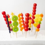 탕후루 모형 음식 과일 디저트 음식 소품 포도송이 : 스마일이음