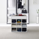 옷방 아일랜드 오픈서랍장 악세사리장 아일랜드장 800 3단 : T.G Eden