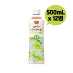 홍차아이스티 제로음료 샤인머스캣 500ml x12병 pc방 식품 사무실 당구장 : Cosse Market