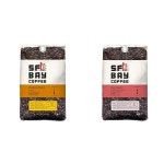 샌프란시스코 베이 커피 블랙퍼스트 블랜드 원두 2파운드 미디엄 로스트 & 포크 체이서 다크 로스트 : 힐링 라이프 Mall