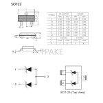 SMD P N 채널 MOSFET 트랜지스터 SOT-23 SI2300 01 02 04 05/06 A1 2 4 5 6SHB SI2312 AE9T AO3400 04/07 A09 19 : 돈나무18