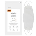 엠씨 황사·방역용마스크 빌리브(KF-94) 대형 끈조절 화이트 50개 : 툴워크샵