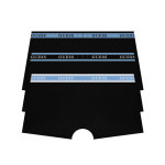 [게스언더웨어] 로고밴딩 로고플레이 블루라인 남자 드로즈팩 남자 속옷 세트 3PACK (BK) : GUESSUNDERWEAR