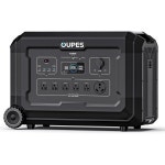 OUPES 메가 3 휴대용 발전소 3600W, 5개의 AC 콘센트가 있는 3072Wh 태양광 발전기(7000W 급상승), 0.8H 고속 충전 LiFe정전, 캠핑, RV... 