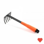 원예공구 주말 농장 원예 쇠스랑 땅 고르기 괭이 : 미란몰
