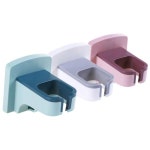 NOLITOY 3pcs 공구 홀더 블로우 드라이어 랙 벽걸이 헤어 스탠드 정리대 펀칭 보관대 선반 욕실 브래킷 가정용 : 시루시루6호점