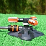 샬라라 정원 잔디 회전 Y자형 와이자형 스프링쿨러 텃밭 농사용 자동물주기 분사기 : 샬라라베야오