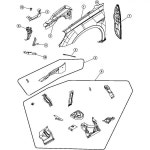 Mopar 68079338AB 브래킷 펜더 장착 전면 : 가라베스트샵