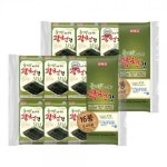 육김 구운 16봉 광천 4g 들기름으로 삼김선물세트 16단 8팩 도시락김 : BTSKOREA